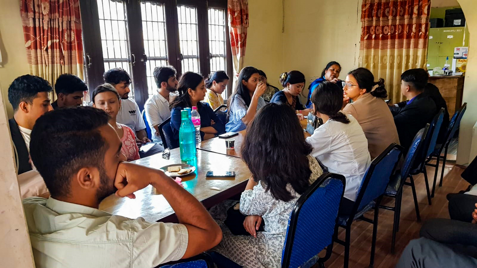 रा मा अ आ, गण्डकी प्रदेश, पोखरा कार्यालयको समन्वयमा मिति २०८१/०७/१२ गते “काठमाडौँ स्कुल अफ ल“ का चौथो वर्षमा अध्यनरत विद्यार्थीहरुसँग छलफल कार्यक्रम